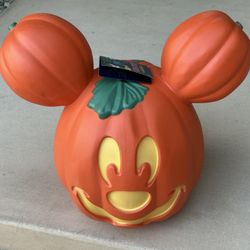 Disney Mickey Light Up Pumpkin New With Tags