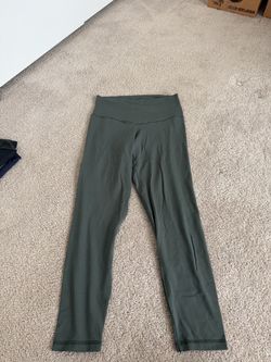 Aerie Women’s Olive Green High-Waist Athletic Leggings Size Large