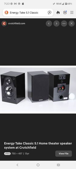 Energy Take 5.1 Classic $7 Per Speaker  $7 For Center Channel Speaker