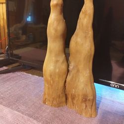 Vintage Double Knee Cypress Root Sculpture 