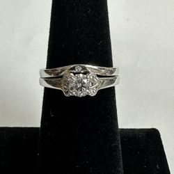 Cartier Platinum Diamond Engagement Ring Size 6 