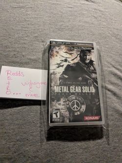 Metal Gear Solid: Peace Walker PSP PlayStation Portable 