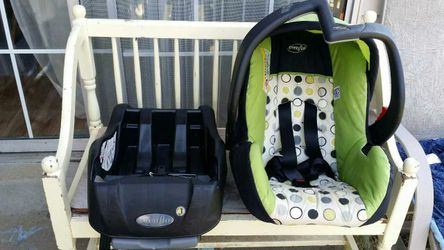 Car seat with base