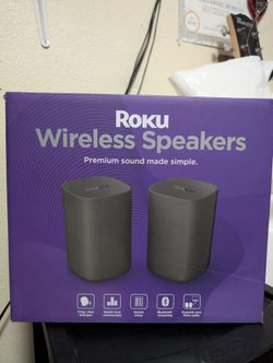 Roku Wireless Speakers Excellent Condition!