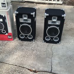 Brand New Pair Of Dual 280 Watts Peak Loudspeakers DJ Series