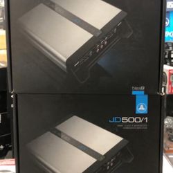 JL Audio  JD500/1 JD Series 500W RMS x 1 at 2 Ohms, Class-D Mono Subwoofer Car Amplifier with NexD