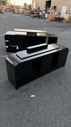 BLACK STORAGE CABINET