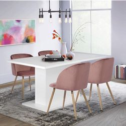 Ethiopia HIGH Glossy White B Table