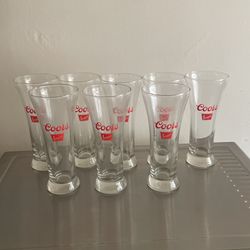 Coors Banquet Glass Cups