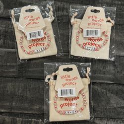 New - “Lover” Little Words Project bracelet