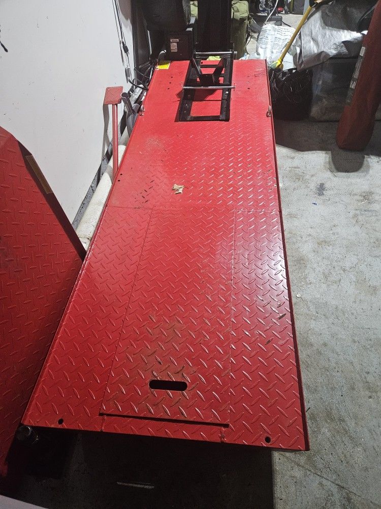 Motorcycle Lift, HARBOR freight Upgraded Chuck