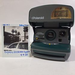 Polaroid 600 Express – Green – Refurbished, Film Tested