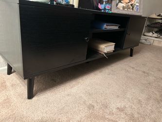 Black floor stand