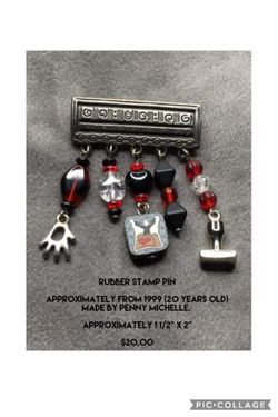 Rubber Stamp Pin