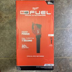 Milwuakee New Blower NEW GENERATION M18 Fuel Brushless