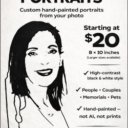 Painted Portraits From Photo 