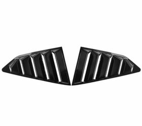 Camaro window louvers