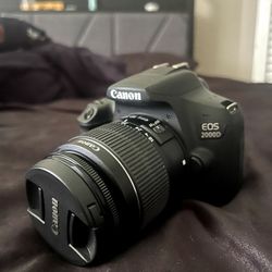 Canon EOS 2000D Camera
with Microphone & Backpack