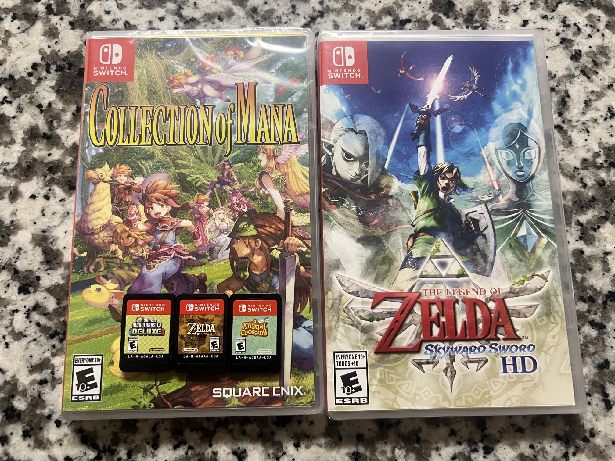 Nintendo Switch Zelda Super Mario Bros Deluxe Animal Crossing Collection Of Mana