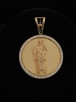 10K San Judas Pendant