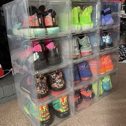 9 Pack Clear Plastic Shoe Cases