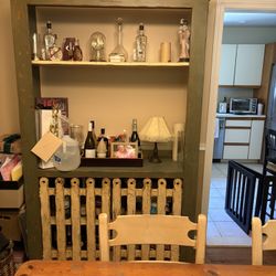 Dining Table and chairs And Armoire