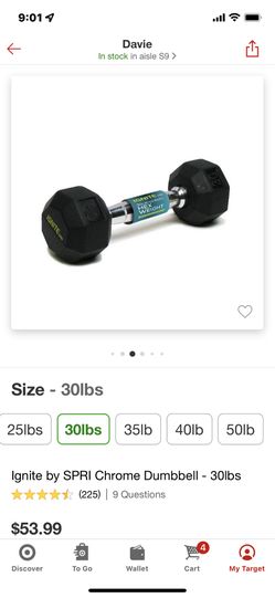 Ignite 2-30 Lb Dumbells