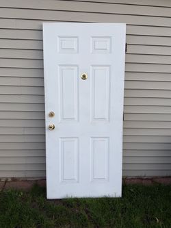 36" X 80" Steel Entry Door