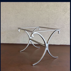 One Heavy Iron Side Table End Accent (Base Only)