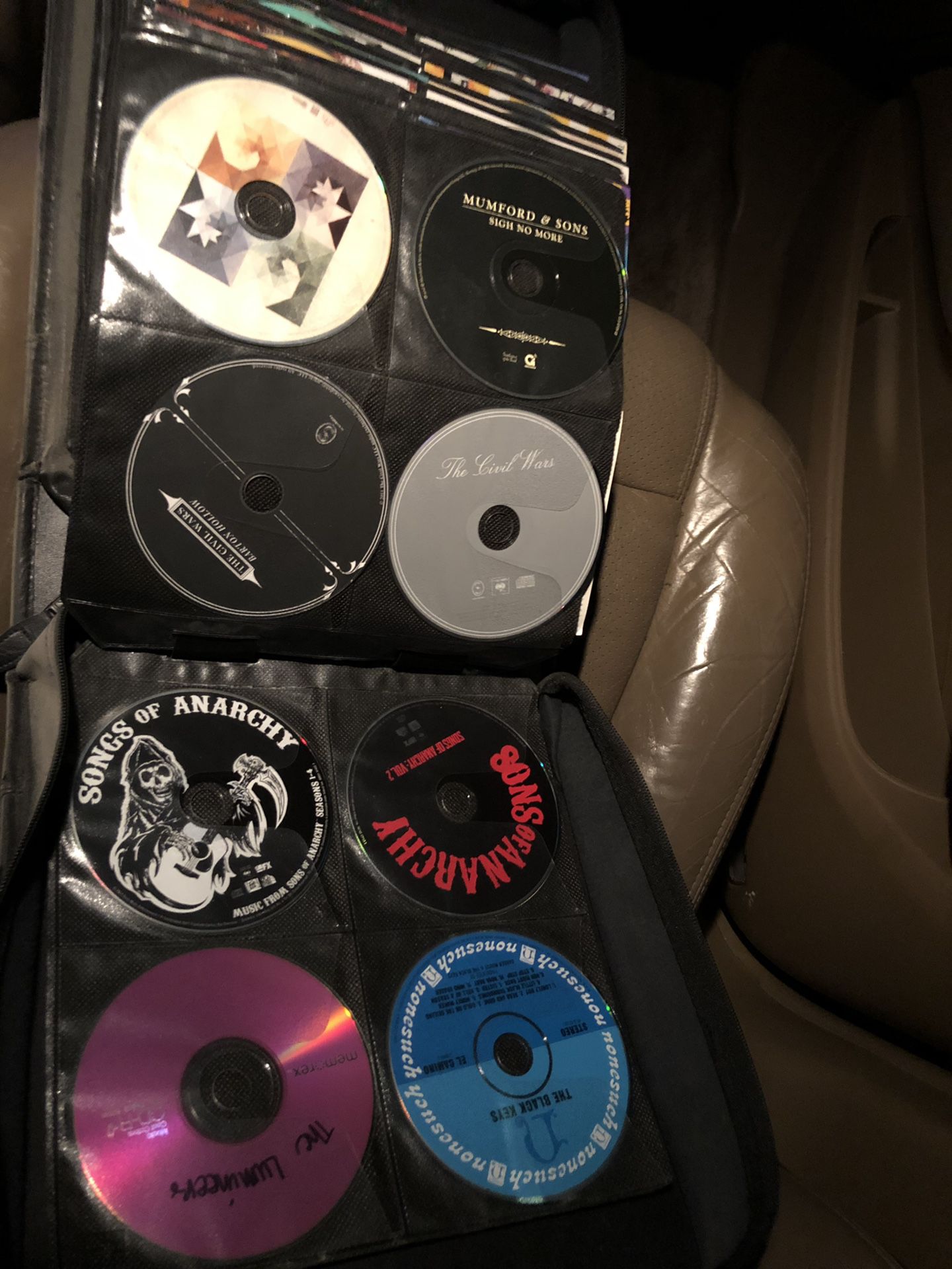 Large CD case with all the classics