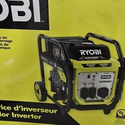 Used 4000w ryobi generator