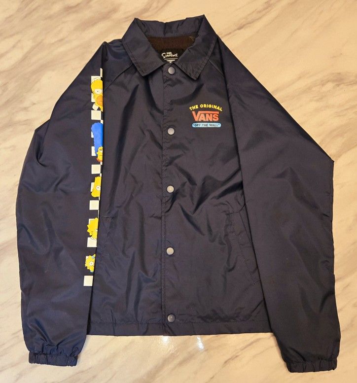 Vans Simpsons Boy Jacket Small $20