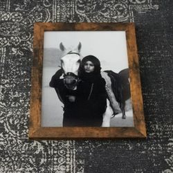 Sofia Boutella & Horse Arab Woman Art 8.5"x11"