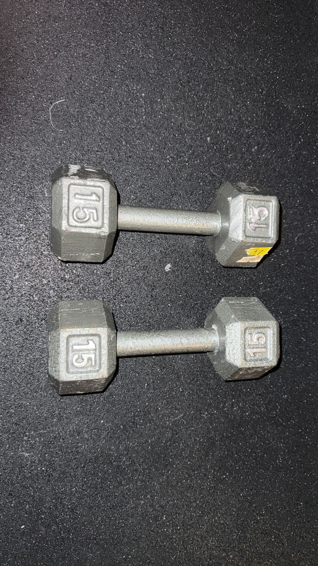 Pair Of Dumbbells - 15 Pounds