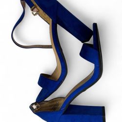 Blue Suede Heels 