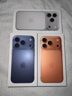 iPhone 17 pro or 17 pro max unlocked new sealed I can deliver today