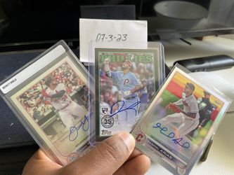 Baseball Cards - Three RCs