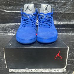 Air Jordan Retro 5s “Blue Suede”