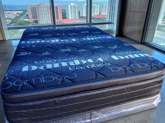 $199 Queen Pillow Top mattress only brand new free delivery same day