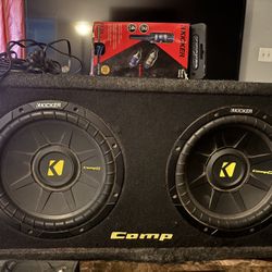 Kicker 44DCWC122 Dual CompC 12"  Subwoofers 