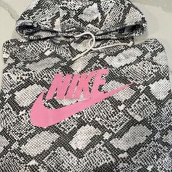 Nike Snake Skin Print Hoodie- Women’s- Size Medium