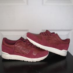 Asics Gel Lyte H8(contact info removed) Burgundy Running Sneaker Shoes Size 10 Men Used