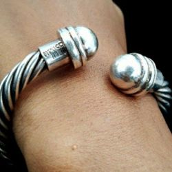 Exquisite High End Sterling Silver Bracelet 925