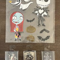 The Nightmare Before Christmas Figpins & Window Gel Clings