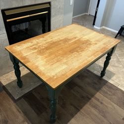 Dining Room Kitchen Table Maple Wood