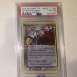 Pokemon Metagross Gold Star Delta Species Psa 6 (Open To Trades)