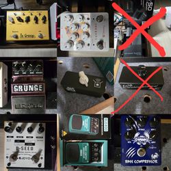 Guitar Pedals and Boss WL-50 Wireless