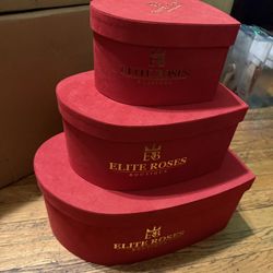 Set de Cajs De Corazon De 3 Piezas Tercielo