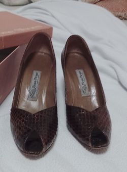 Vintage Ethan-Picone Peep-Toe Pumps