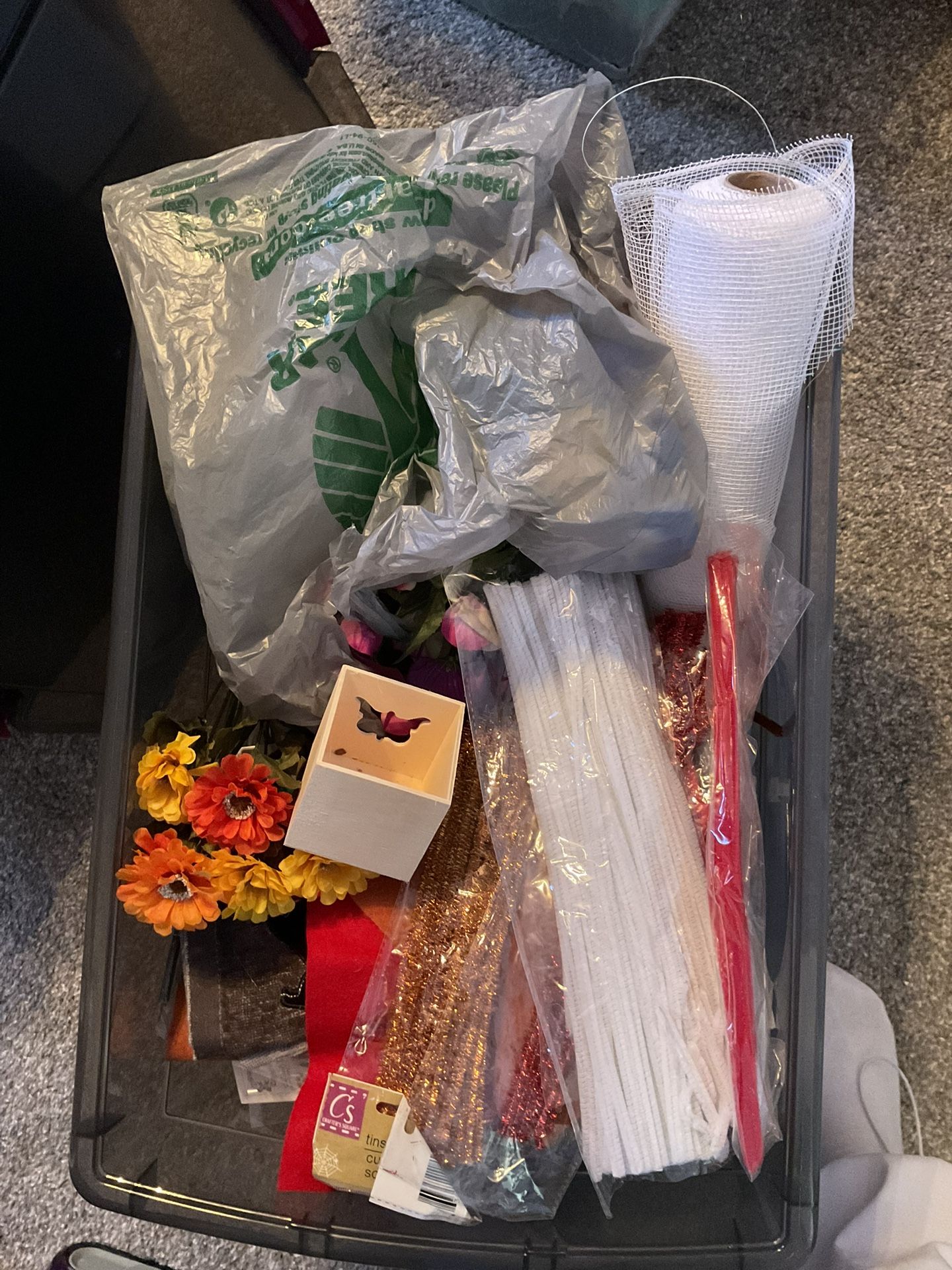 2 Bins Of Crafting Items